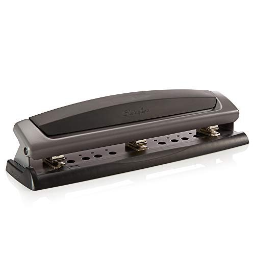 Swingline Desktop Hole Punch, Hole Puncher, Precision Pro, Adjustable, 2-3  Holes, 10 Sheet Punch Capacity, Black/Gray (74038) - Imported Products from  USA - iBhejo