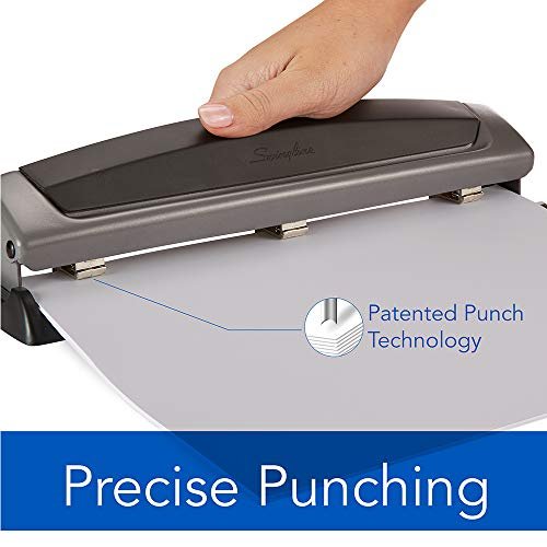 Swingline Desktop Hole Punch, Hole Puncher, Precision Pro, Adjustable, 2-3  Holes, 10 Sheet Punch Capacity, Black/Gray (74038) - Imported Products from  USA - iBhejo