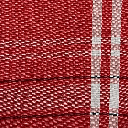 Red Cotton Napkins Set of 6 Dinner Napkins Farmhouse Cloth Napkins 20X20