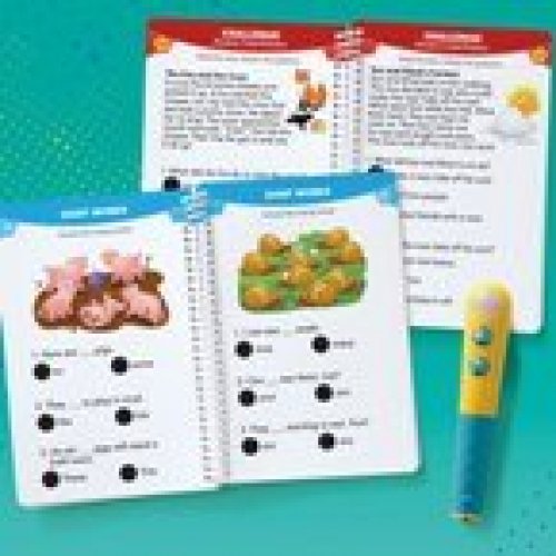 Educational Insights Hot Dots Let's Master 1st Grade Reading Set, Reading  Workbooks, 2 Books with 100 Reading Lessons & Interactive Pen, Ages 6+