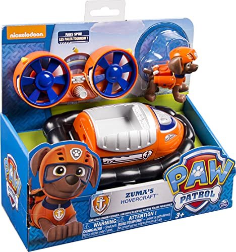  PAW Patrol Zuma's Hovercraft Vehicle with Collectible Figure,  for Kids Aged 3 Years and Over : Toys & Games