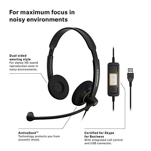 Sennheiser sc60 usb online headset