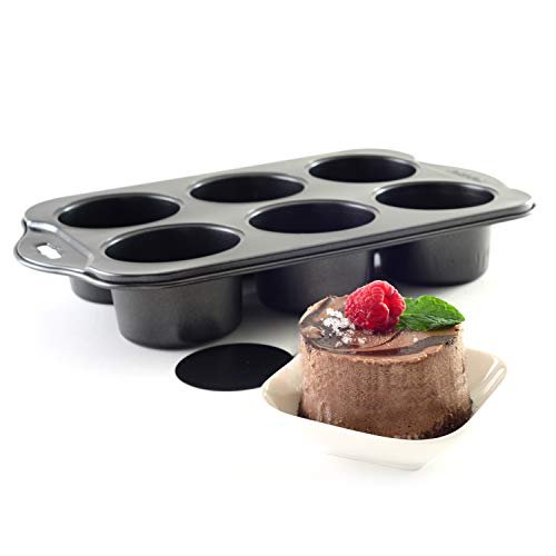 HONGBAKE 4 Inch Springform Pans, Mini Cheesecake Pans with 100 Pcs  Parchment Paper Liners, Nonstick Round Cake Pan with Leakproof Removable  Bottom for