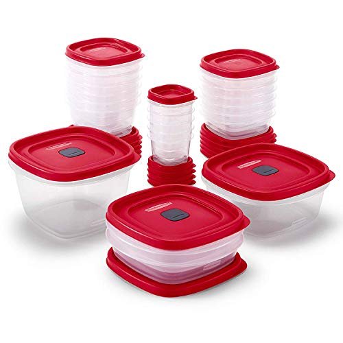 Rubbermaid 16-Piece Food Storage Containers with Lids and Steam Vents