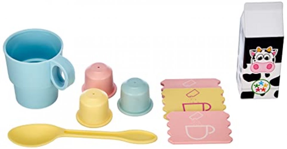 KidKraft Children's Pastel Coffee Set - Role Play Toys for The Kitchen,  Play Kitchen Accessories, Gift for Ages 3+