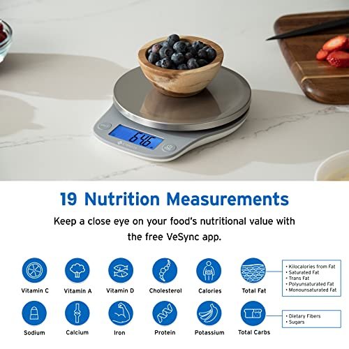 Etekcity 0.1g Digital Food Scale, Bowl, Digital Grams and Ounces for Weight  Loss