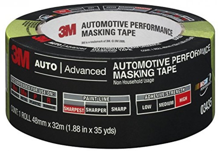 3M 03435 48 mm x 32 M Automotive Performance Masking Tape