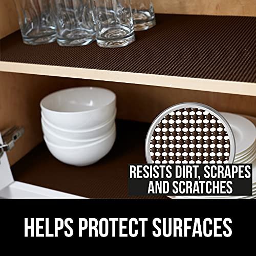 Gorilla Grip Drawer Shelf and Cabinet Liner, Thick Strong Grip,  Non-Adhesive Liners Protect Kitchen Cabinets and Cupboard, Bathroom  Drawers, Easy
