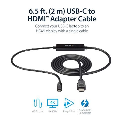 6ft USB C to HDMI Cable 4K 60Hz HDR10 - USB-C Display Adapters, Display &  Video Adapters