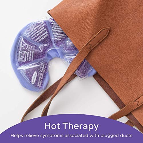  Lansinoh TheraPearl 3-in-1 Hot or Cold Breast Therapy Pack  with Cover, 2 Count : Nursing Bra Pads : Baby