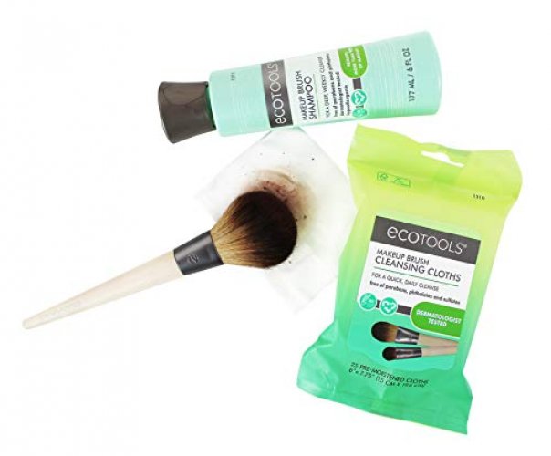 EcoTools Flawless Finish Powder Makeup Brush, For Powdered Blush