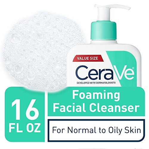 Cerave Foaming Facial Cleanser  Daily Face Wash For Oily Skin