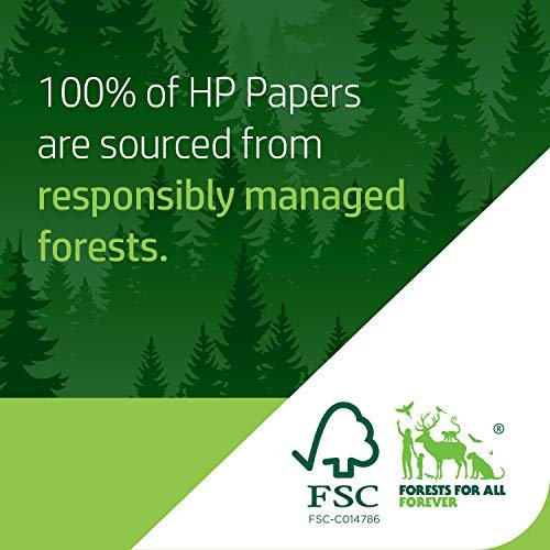 HP Papers, 8.5 x 11 Paper, Premium 32 lb, 1 Ream - 250 Sheets, 100  Bright, Made in USA - FSC Certified