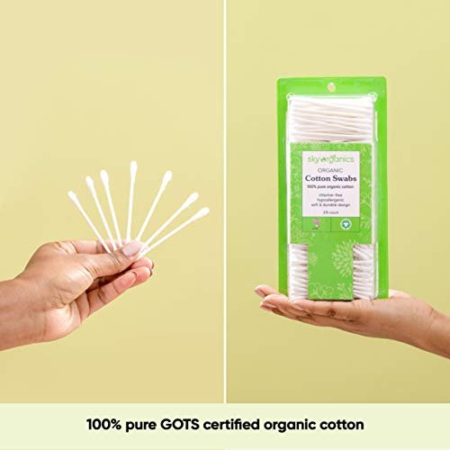 Organic Cotton Swabs by Sky Organics (1500 ct.) Natural Cotton Buds,  Cruelty-Free Cotton Swabs, Biodegradable, All Natural Cotton Swabs,  Chlorine-Fre - Shop products from the USA | Delivery to UAE & the