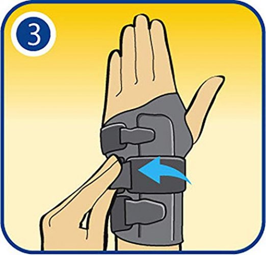 Futuro Energizing Wrist Support, Helps Relieve Symptoms of Carpal Tunnel  Syndrome, Moderate Stabilizing Support, Left Hand, Small/Medium, Black 