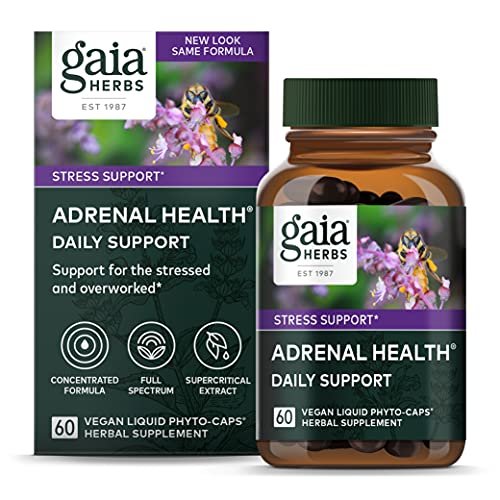 Gaia Herbs Adrenal Health Daily Support With Ashwagandha Holy