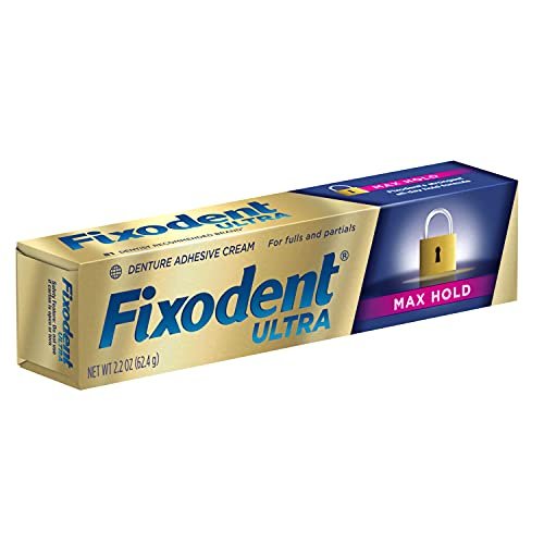 Fixodent Ultra Denture Adhesive Cream, Max Hold - 2.2 oz