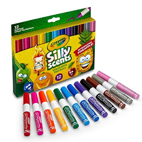 Crayola Silly Scents Scented Markers, Washable Markers, 12 Count, Gift For  Kids - Imported Products from USA - iBhejo