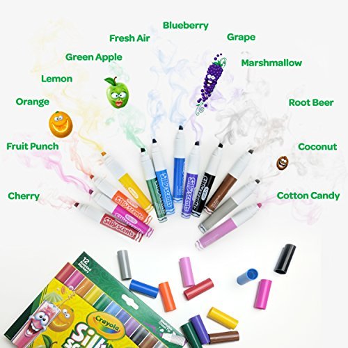  Crayola Silly Scents Washable Scented Markers, 10 Count, Gift  for Kids : Toys & Games