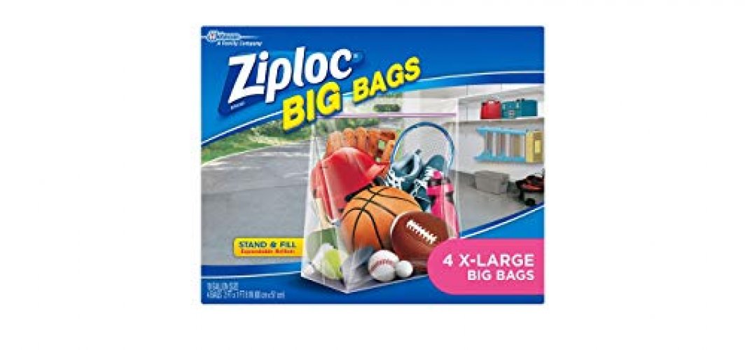 Ziploc Big Bags Clothes And Blanket Storage Bags For Closet Organization,  Protects From Moisture, Xl, 4 Count - Imported Products from USA - iBhejo