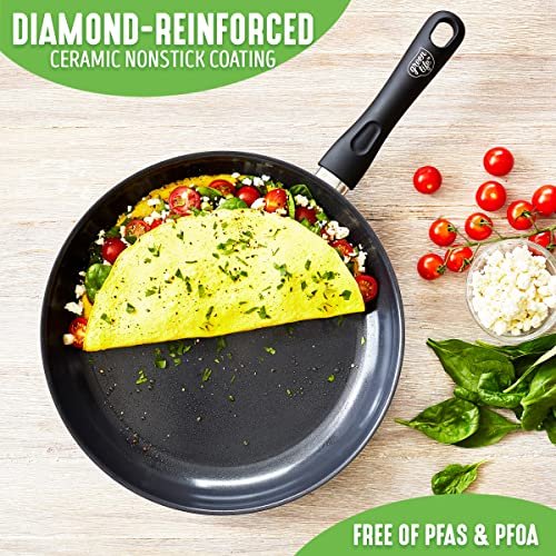 8 CERAMIC PFAS-FREE NONSTICK FRY PAN