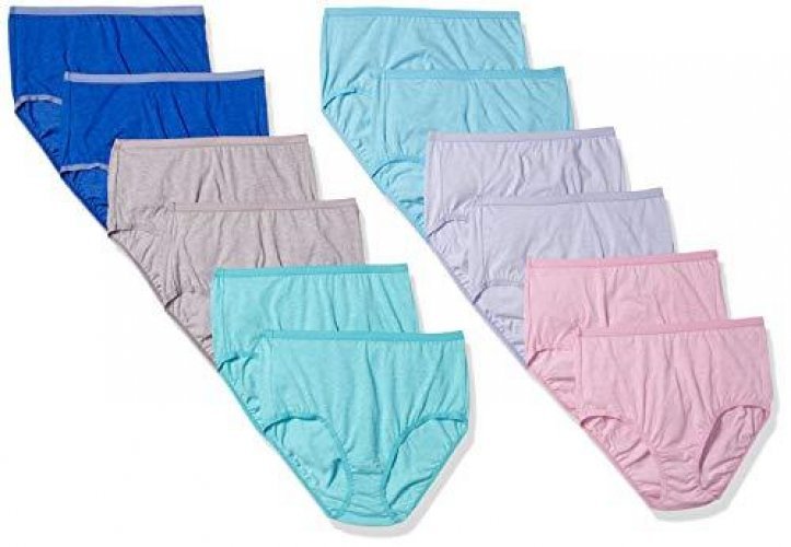 Fruit Of The Loom Women'S Beyondsoft Underwear, Super Soft Designed With  Comfort In Mind, Available In Plus Size, Brief-Cotton Blend-12 Pack-Colors  M - Imported Products from USA - iBhejo