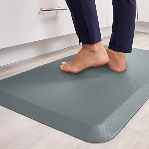 KANGAROO Thick Ergonomic Anti Fatigue Cushioned Kitchen Floor Mats,  Standing Office Desk Mat, Waterproof Scratch Resistant Topside, Supportive  All Day