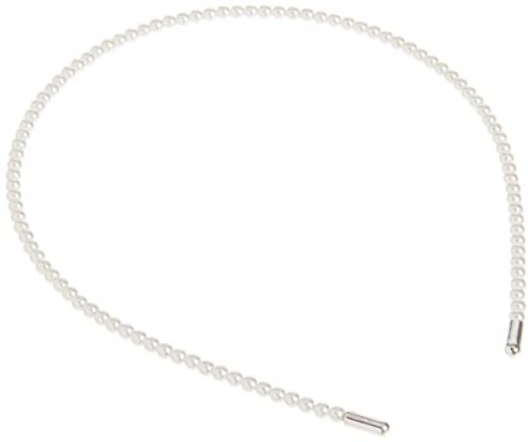 Caravan Classic Small Faux Pearls On A Soft Spring Headband - Imported  Products from USA - iBhejo