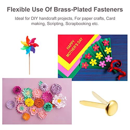 Brass Fasteners Brass Metal Paper Fasteners for Craft