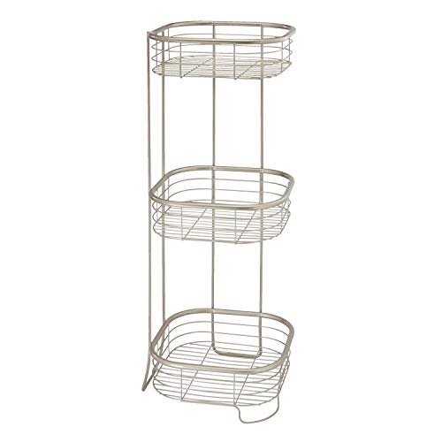 iDesign York Metal Wire Hanging Shower Caddy, Extra Wide Space