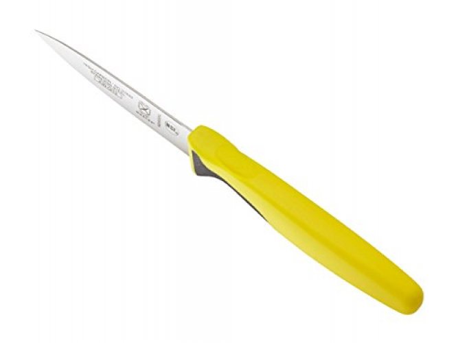 Mercer Culinary Millennia Wavy Edge Utility Knife with Yellow