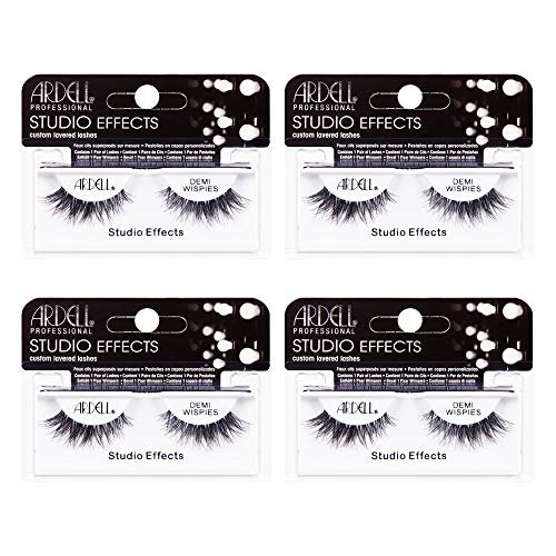 Ardell Studio Effects Demi Wispies Black, 4 Pack - Imported Products from  USA - iBhejo