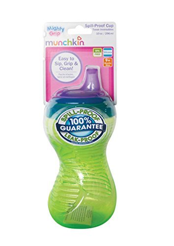 LOT OF 4 Munchkin Mighty Grip 10 oz Spill Leak Proof Sippy Cups