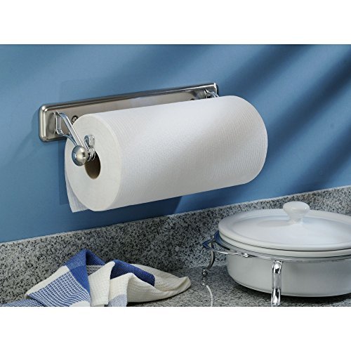 Interdesign Forma Swivel Paper Towel Holder for Kitchen - Wall Mount/Under