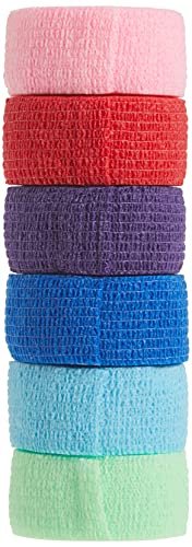 Dynarex Sensi Wrap, Self-Adherent 1 X 5 Yds Rainbow (5/Color) 30