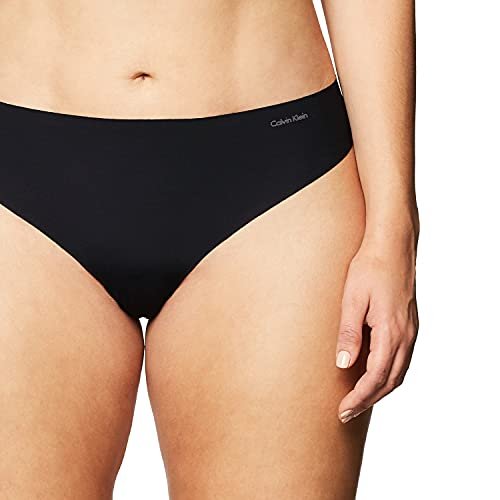 Calvin Klein Women'S Invisibles Seamless Thong Panty, Black, Medium -  Imported Products from USA - iBhejo