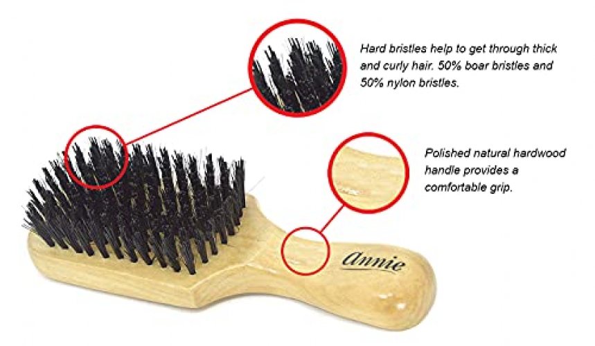 GBS Pocket Palm Brush Portable Comb Massager for Pet Hairs, Black, Pack of 2