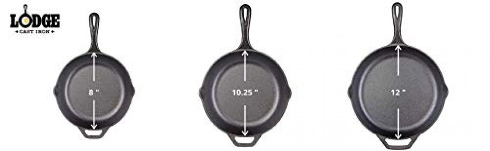 Nutrichef 12'' Pre-Seasoned Cast Iron Pan - Fry Pan with Glass Lid & Silicone Handle