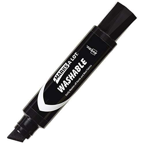  AVERY Marks-A-Lot Jumbo Chisel Tip Washable Marker