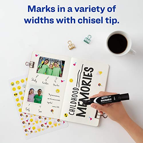  AVERY Marks-A-Lot Jumbo Chisel Tip Washable Marker