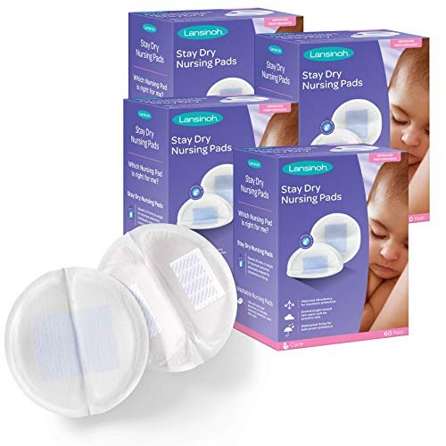 Lansinoh Stay Dry Disposable Nursing Pads for Breastfeeding 100 pads