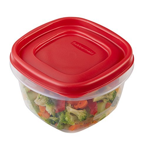  Rubbermaid Easy Find Lids Food Storage Container, 1.25 Cup,  Racer Red: Food Savers: Home & Kitchen