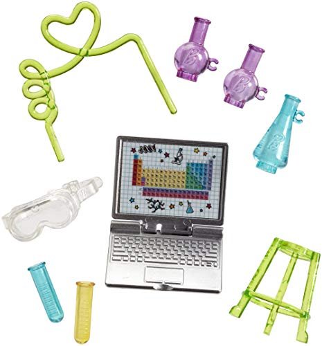 barbie science playset