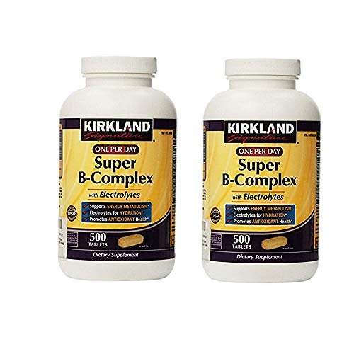 KIRKLAND SIGNATURE One Per Day Super B-Complex With Electrolytes, 1000 ...