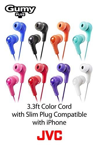 Jvc Gumy In Ear Earbud Headphones Powerful Sound Comfortable And