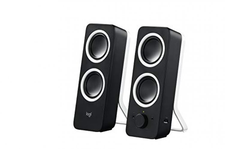 Logitech Z200 Stereo Speakers Logitech 2.0 Speaker System - Black 