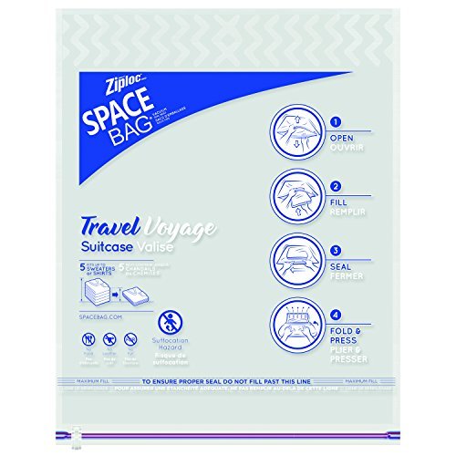 2 Box Ziploc Space Bag Clothing Vacuum Seal Flat - 4 Bags Total Waterproof  New!