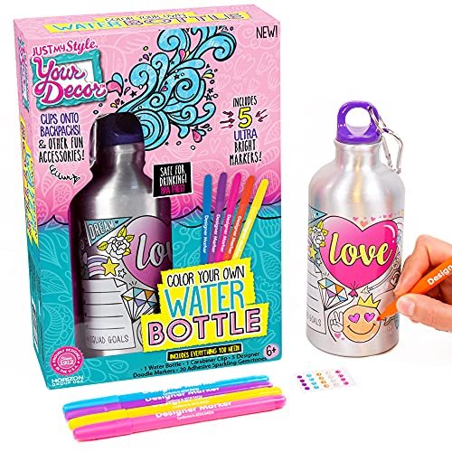 Cokoka Decorate & Personalize Your Own Water Bottle with 8