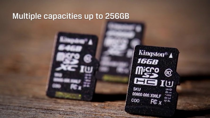  Kingston Canvas Select 256GB microSDHC Class 10 microSD Memory  Card UHS-I 80MB/s R Flash Memory Card with Adapter (SDCS/256GB) :  Electronics