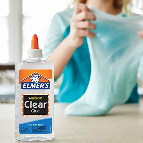 Washable Clear Glue, Slime & Craft Glue, 8 Ounce Bottle Pack, 12
